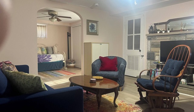Spacious Apt with Kitchen + Sleeps 4-6 Queen, Twin, Full Beds + Walk to Metro in Silver Spring