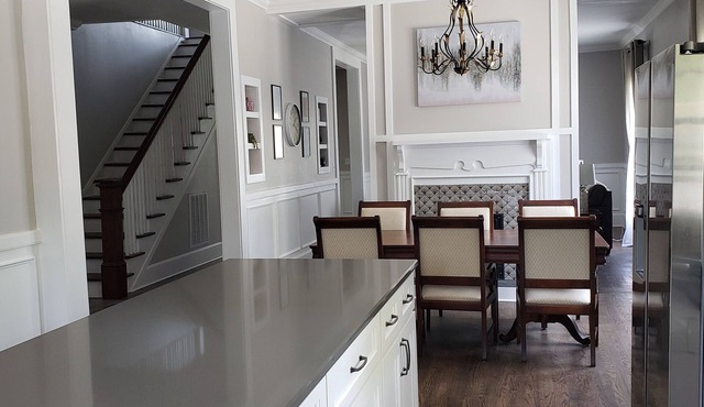 Spacious historic home with vintage southern elegance and a gourmet kitchen