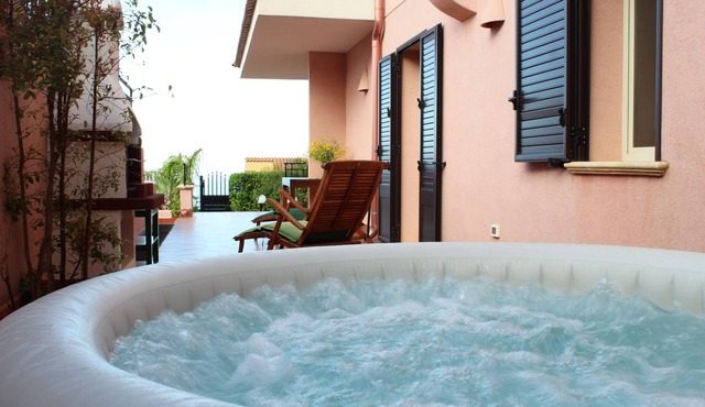 Villa Angel Sea View with Garden and Spa in Trabia