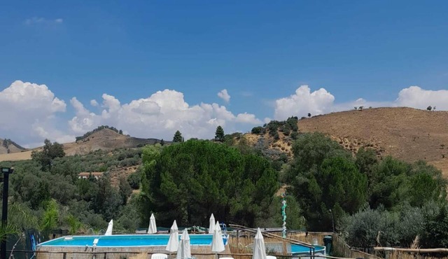 Villa "Parco Morello Piano Terra" with Mountain View, Pool & Wi-Fi