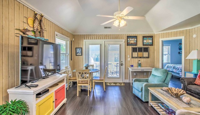 Walk to Apache Pier: Coastal Condo w/Pool Access