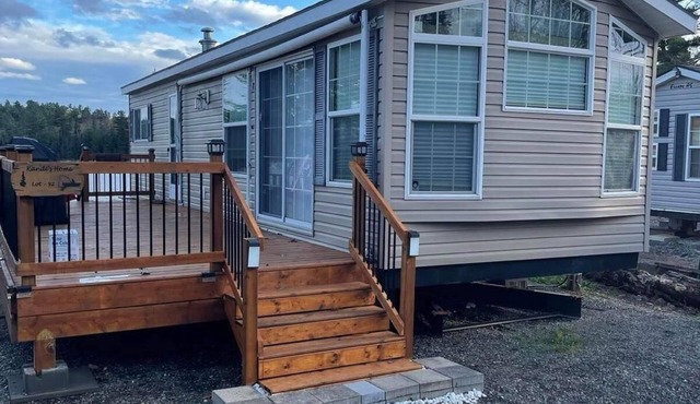 WATERFRONT CAMPGROUND WITH PARKMODEL HOME