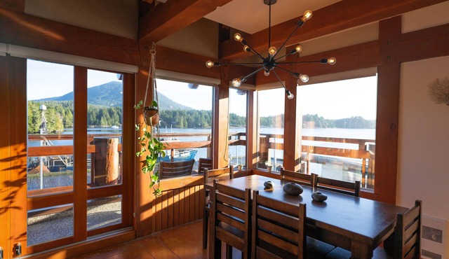 Waterfront Condo in Ucluelet with ocean and mountain views