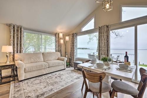 Waterfront Cottage w/Private Beach + Deck!