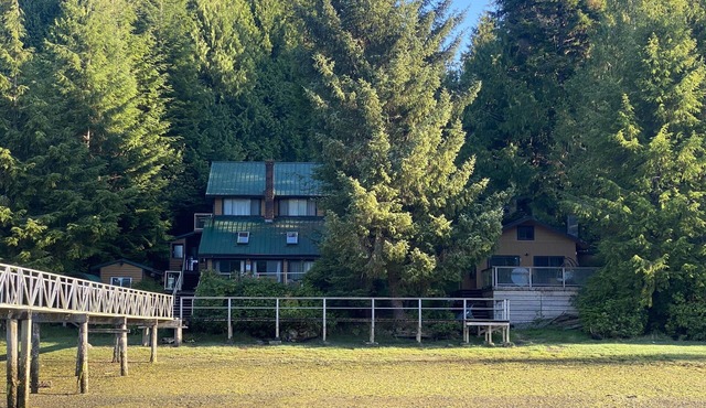 Waterfront home located in peaceful Bamfield Inlet with private dock.