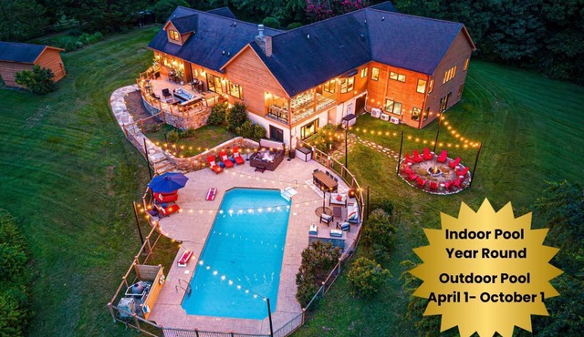 YES! Two Pools Two Firepits Views HotTub PizzaOven