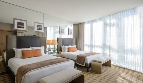 Signature Room, 2 Queen Beds, City View (Rainfall Shower)