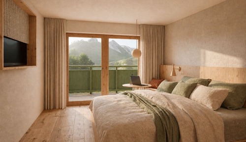 Comfort Apartment, Balcony, Mountain View