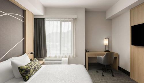 Queen Room with Roll-In Shower - Mobility Accessible/Non-Smoking