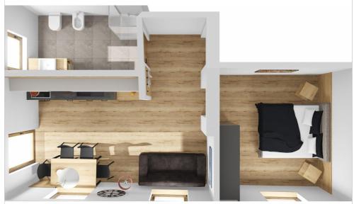 One-Bedroom Apartment with Balcony