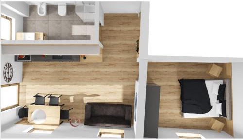 One-Bedroom Apartment with Balcony