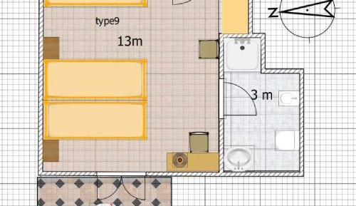 Triple Room with Balcony and Partial Sea View